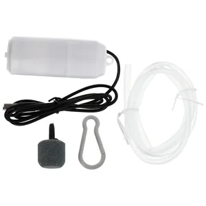 Pompa ad aria per ossigeno per acquario compressore d'aria silenzioso USB accessori per la pesca aeratore pompa ad aria per pesci ad ossigeno per Mini acquario portatile