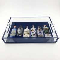 Plateau de service en acrylique - Plateau décoratif en Lucite personnalisé en usine pour table basse, comptoir de cuisine, hôtel, bar - Vente en gros OEM ODM - Décoration