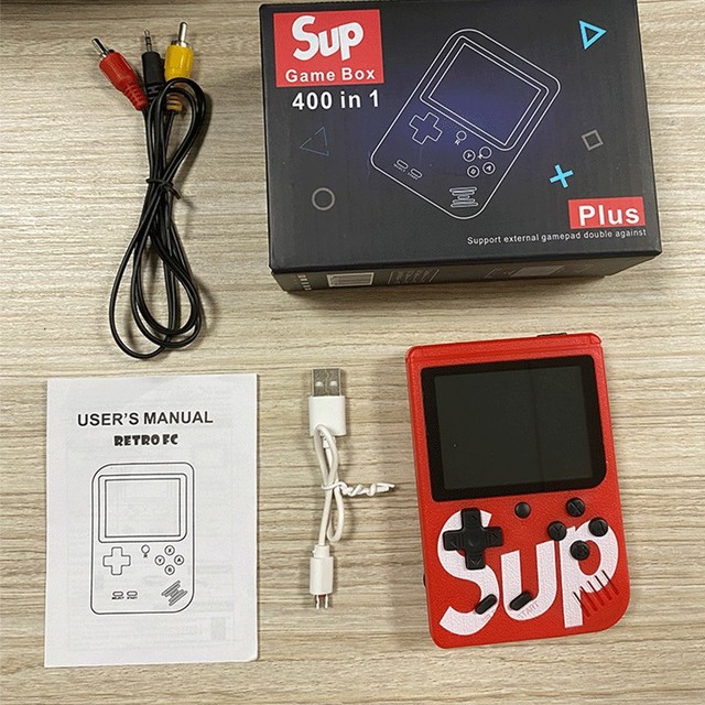 Kids Birthday Christmas Gifts Portable Mini 2.4 Inch Handheld Game Console Retro Single Player with 400 Built-In Classic Games
