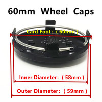Cache-moyeux de roue de voiture 60mm 61mm 68mm 69mm pour Audi A1 A2 A3 A4 A5 A6 A7 Q3 Q4 Q5 Q7 S3 S4 S5 S6 S7 RS 3 4 5 6 7 8 TT Accessoires