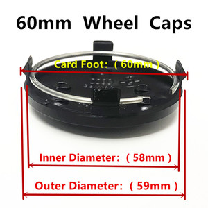 Coprimozzi per Auto da 60mm 61mm 68mm 69mm per Audi A1 A2 A3 A4 A5 A6 A7 Q3 Q4 Q5 Q7 S3 S4 S5 S6 S7 RS 3 4 5 6 7 8 TT Accessori - Product Image 3