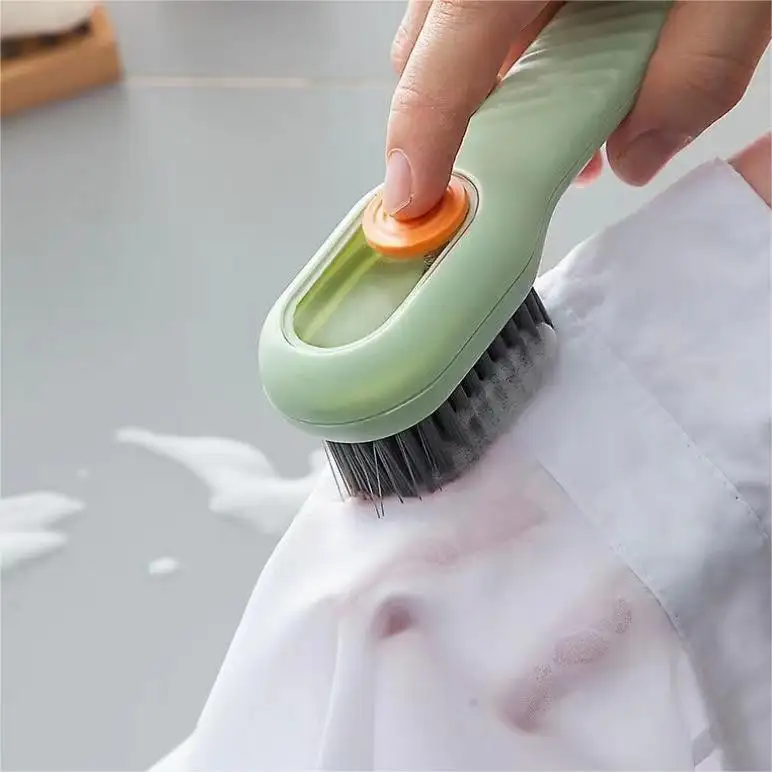 Brosse Portable multifonctionnelle à poignée confortable pour nettoyer les vêtements collants