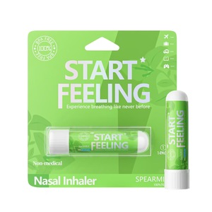 Inhalador Nasal de Aceite Esencial de Plantas Herbales Premium, con Ingredientes de Menta, Alivia la Congestión Nasal, Seguro y Saludable - Product Image 2