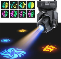 2025 60W RGBW LED faisceau lumière principale mobile DMX contrôle son activé lampe rotative pour mariage DJ Disco Club