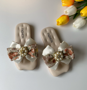 Diseño coreano verano bebé niñas zapatilla niños <span class=keywords><strong>Sandalias</strong></span> Zapatos princesa pera Bowknot zapatilla - Product Image 3