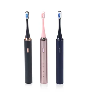 Private label electric toothbrush dental hygiene product oral tooth cleaning electric toothbrush metal housing