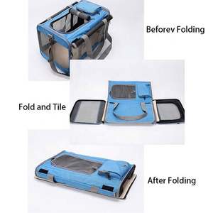 Airline Approved Soft-Sided Breathable Pet Travel Tote <b>Small</b> <b>Dog</b> Cat <b>Carrier</b> Bag With Shoulder Strap and Sleeping Pad - Product Image 5