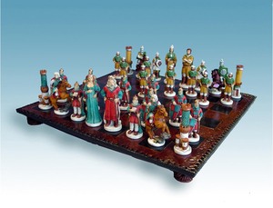 ธุรกิจของขวัญอุปกรณ์เสริมหัตถกรรมทาสีNapoleonเรซิ่น<span class=keywords><strong>Waterloo</strong></span>โบราณชุดหมากรุก - Product Image 4