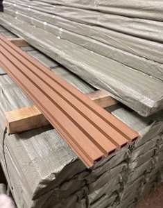 Modern WPC Dış Cephe Kaplama Panelleri-Nem Geçirmez 5 Yıl Garantili 3D Model Tasarım Ticari Kullanım İçin - Product Image 3