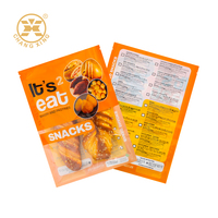 Sachet d'emballage en plastique de qualité alimentaire thermoscellé pain bonbons collations biscuits sac d'emballage en plastique alimentaire
