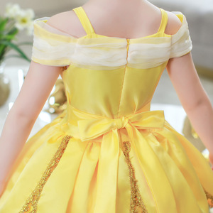<span class=keywords><strong>E03</strong></span> Halloween Mädchen Kleidung Kinder Prinzessin Party Wear Hochwertige Kinder Puffy Formal Daily Dress - Product Image 5