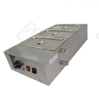 Le nouveau prix d'usine Offre Spéciale Machine de trempe de chocolat de table numérique Machine de fusion de chocolat commerciale à 3 pots