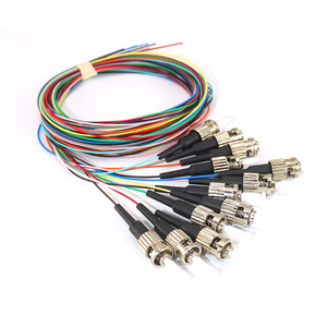 Cordon de brassage à <span class=keywords><strong>fibre</strong></span> optique monomode 12 fibres 0,9 mm <span class=keywords><strong>ST</strong></span>/UPC, 1 m, disponible, prix direct usine - Product Image 2