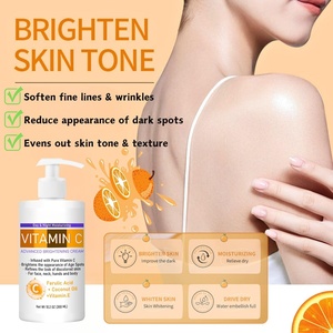 Private Label <strong>Body</strong> <strong>Moisturiser</strong> with Coconut <strong>Oil</strong> and Vitamin E, Vitamin C Dry Skin <strong>Body</strong> Skin Care Smooth Skin <strong>Body</strong> Cream - Product Image 2