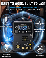 Machine à souder plasma VECTOR MIG TIG MMA 7 en 1 sans gaz pour aluminium 230V écran LCD CTM250PRO