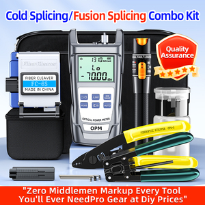 SAIVXIAN FTTH Kit di strumenti in Fibra ottica <span class=keywords><strong>con</strong></span> misuratore di potenza in Fibra ottica e localizzatore di guasti visivi da 10mW FC-6S strumento FTTH - Product Image 5