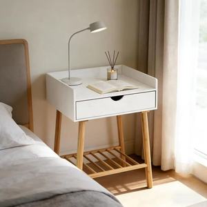 Bedside table floor shelf, small apartment <b>bedroom</b> creative <b>storage</b> simple mini <b>cabinet</b> - Product Image 1