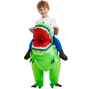 Vestito gonfiabile del partito dei bambini del dinosauro di equitazione di Halloween per i bambini di tutte le età - Product Image 4