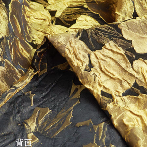 בדי ברוקד זהב <span class=keywords><strong>2026</strong></span>, בדי ברוקד פרחוניים, בד ז'קארד, בד יוקרתי לשמלות - Product Image 5