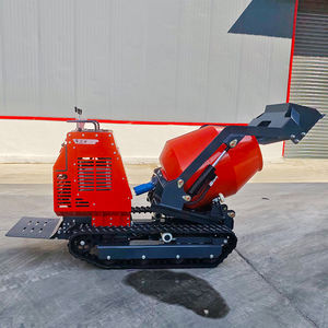 Mini bétonnière de type chenille AIDE de haute qualité, moteur diesel KUBOTA (moteur inclus), transmission hydrostatique sur chenilles, productivité de 2 m/h - Product Image 5