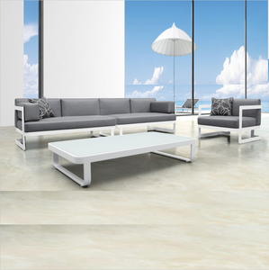 Set Divano da <span class=keywords><strong>Esterno</strong></span> Moderno in Rattan <span class=keywords><strong>per</strong></span> Hotel, Resort e Ville - Mobili da Giardino e Patio in Alluminio - Il Più Venduto - Product Image 1