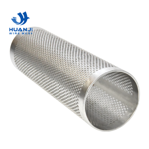 Tube filtrant perforé en acier inoxydable 304 pour filtres à cartouche - Product Image 1