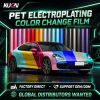 Film Adhésif Mat pour Voiture 17m Prix Usine, Vinyle PVC Changeant de Couleur, Anti-Rayures, Film de Protection Intégrale pour Carrosserie