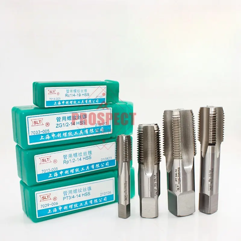 SHEN LI Pipe thread tap tapping machine brass taps thread hss Straight groove spiral tap spiral flute theread taps