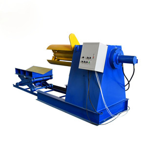 High Production Efficiency Steel Coil Hydraulic Double Head Uncoiler Decoiler <b>Machine</b> for Roll Forming <b>Machine</b> - Product Image 1