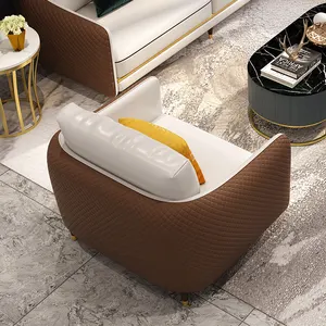 Hiện đại phòng khách ghế sofa đặt U hình reclinable ghế sang trọng sợi nhỏ vải sofa cắt cho đồ nội thất nhà 7 chỗ ngồi