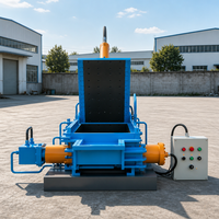 Presse à balles horizontale pour ferraille, haute compression, pour copeaux d'aluminium et matériaux divers, directement de l'usine