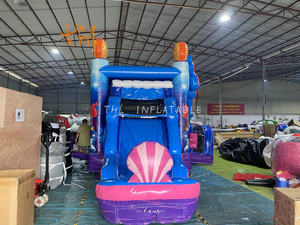Combo toboggan <span class=keywords><strong>de</strong></span> maison <span class=keywords><strong>de</strong></span> rebond <span class=keywords><strong>de</strong></span> sirène <span class=keywords><strong>de</strong></span> beauté avec la piscine <span class=keywords><strong>petite</strong></span> sirène château plein d'entrain gonflable <span class=keywords><strong>de</strong></span> princesse château plein d'entrain avec la glissière - Product Image 4