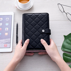 Factory Wholesale A6 Personalized Currency Perfect Book Luxury Budget Money Organizer Envelope Savings A6 <strong>Quilted</strong> <strong>Binder</strong> - Product Image 4