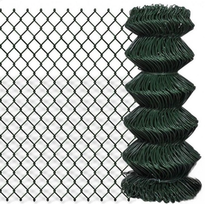 Rouleau de clôture en treillis métallique PVC, maille losange, pour jardin, aire de jeux, terrain de sport - Product Image 1