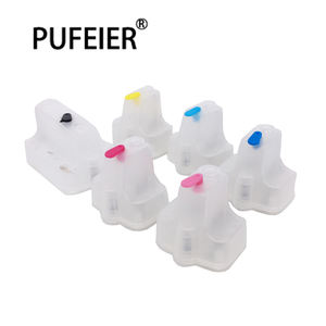 空的可再填充墨盒，芯片兼容HP363 D7300 D7100 D6100 C6100 C6100 C5100 C8200 <span class=keywords><strong>C3100</strong></span> CISS墨盒 - Product Image 1