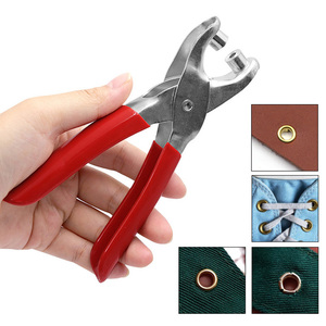 Oeillet et oeillet en métal Outil de découpe œillet Kit d'outils manuels de bricolage Vêtements d'artisanat en cuir Ceinture en cuir Chapeau - Product Image 5