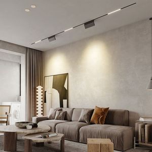 Luz de pista magnética blanca sintonizable Tuya Dali 2700K-6500K Fuente LED CCT con cuerpo de lámpara de aluminio Fabricado en China - Product Image 6