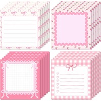 Meilleures ventes : Blocs-notes adhésifs en forme de nœud, design mignon, haute qualité esthétique, usages multiples, forte adhérence