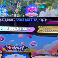 Machine de jeu vidéo de tir à la cible avec ballon, machine d'arcade à tickets, machine de divertissement, kit de jeux à pièces, Batting Pioneer