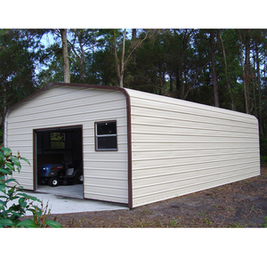 <span class=keywords><strong>Garage</strong></span> métallique préfabriqué économique pour voitures – Abri automobile en acier préfabriqué - Product Image 2