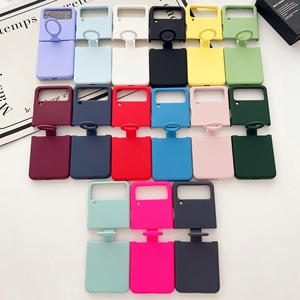 เคสโทรศัพท์ซิลิโคนเหลวที่ยึดแบบห่วงสำหรับ <span class=keywords><strong>Samsung</strong></span> <span class=keywords><strong>Z</strong></span> <span class=keywords><strong>Flip</strong></span> 6 5 <span class=keywords><strong>4</strong></span>กรอบกันกระแทกสำหรับ Moto Razr 50 40 Ultra/Oppo Find N2 Filp - Product Image 6