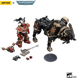 JOYTOY <span class=keywords><strong>Warhammer</strong></span> 40K World Eaters Lord Invocatus Figurine d'action à l'échelle 1/18 (4,96 pouces) Modèle de collection Mecha - Product Image 6