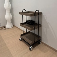 Station de tatouage de barbier portable chariot auxiliaire esthétique chariot de coiffeur