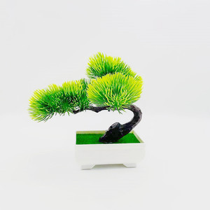 Mini Bonsaï Artificiel Qi Xing en Pot – Plantes Décoratives d'Intérieur en Plastique pour la Maison et le Bureau, Arbre Ornemental avec Pot - Product Image 5