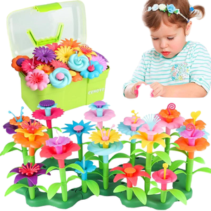 46/52/pz Set di giocattoli da costruzione da giardino in stile creativo Bouquet artistico - Product Image 1