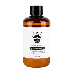 Shampoo nourrissant et hydratant à base de plantes de haute qualité pour la croissance de la <span class=keywords><strong>barbe</strong></span>, formule salon pour cheveux gras, 200 ml - Product Image 1