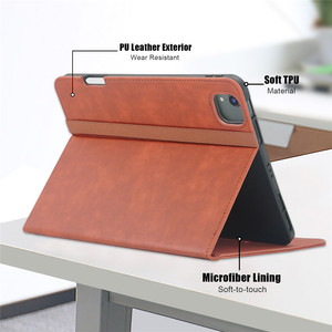 Tres ángulos de visión Wake/Sleep Funtion TPU + PU Funda de cuero para tableta para <span class=keywords><strong>iPad</strong></span> <span class=keywords><strong>Air</strong></span> 11 2024/<span class=keywords><strong>Air</strong></span> 4 10,9 2020 /<span class=keywords><strong>Air</strong></span> 5 - Product Image 4