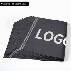 Bolsas de Correo Ecológicas RUIQI, Impermeables, para Transporte de Ropa, con Adhesivo Fuerte, Bolsas de Correo Resistentes, Negras, Personalizables - Product Image 1