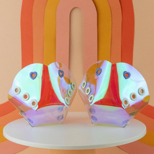 PVC laser-cut roller skate <b>toe</b> <b>caps</b>, iridescent roller skate <b>toe</b> <b>caps</b>, scratch-resistant and durable roller skate protective - Product Image 2