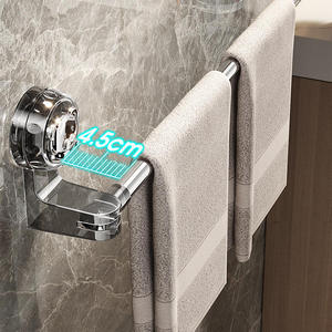 Có thể điều chỉnh treo tường hút cup khăn Bar cho phòng tắm giá lưu trữ Holders & racks - Product Image 3